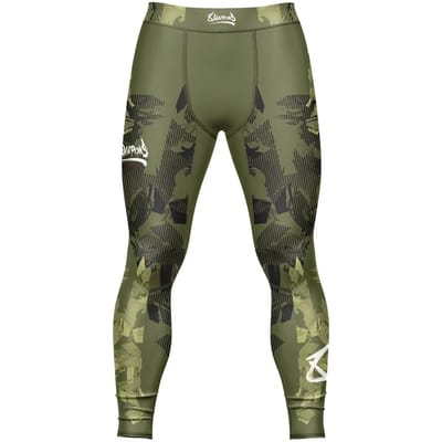 8 WEAPONS Sportlegging Hit 2.0 Olijfgroen Zwart - XXL
