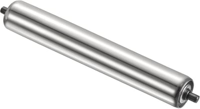 Transportband Rollen 2" Diameter en 16" Lengte, Roestvrij Staal, Zwaartekracht Transmissie Vervangingsdeel