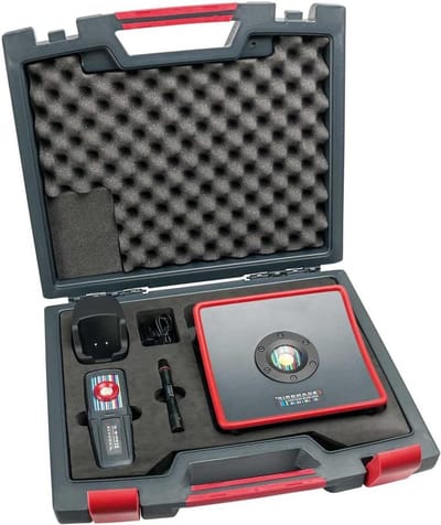 Werklicht Set - Inspectielampen Kleur - Kleurinspectie - Professionele Kleurweergave - 41 x 49 x 12 cm - Zwart
