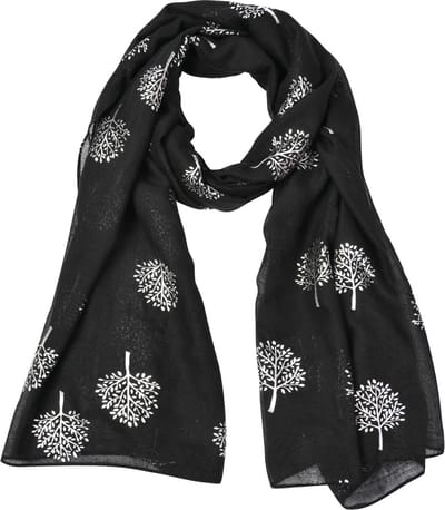URAQT damessjaal, sjaal, warme wintersjaals, grote katoenen sjaal, elegante sjaalstola, 90 x 180 cm