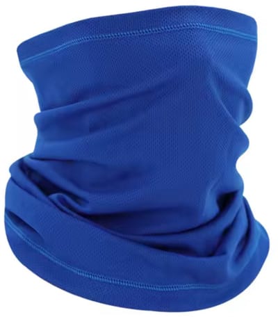 New Age Devi - Multiuse Bandana - Col Sjaal - Hoofdband - Nekwarmer - Gezichtsmasker - Motormuts - Skin - Snowboarden - Motorrijden - Royal Blauw