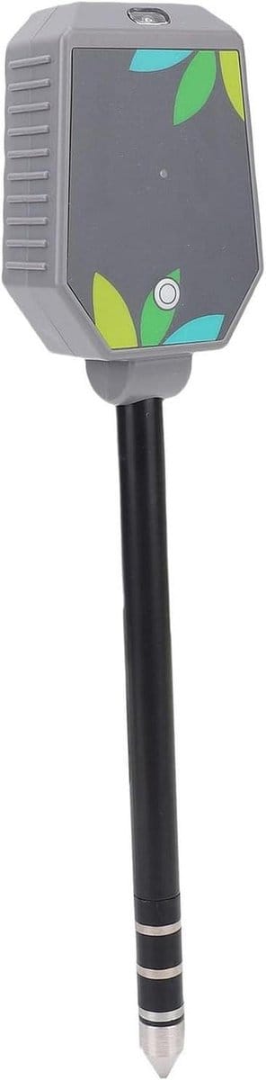 Bodem pH Meter - Grond Tester - Planten Verzorgen - Geavanceerde Kalibratie - 20 x 9 x 3 cm - Zwart