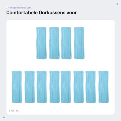 Dailygoods- Oorkussens Zachte Afdekking - Oorbandage - Gehoorbescherming - Zuurstofslangen - Comfortabele Oorkussens - Anti-pijn Bescherming - Oorbescherming