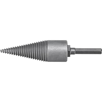 Houtklover Elektrische hamerboorbit Splitter Conus Brandhoutklover Hex shank
