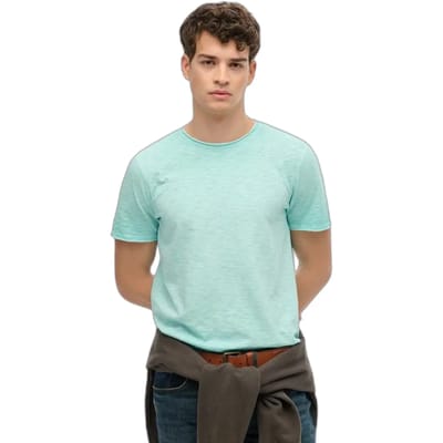 Superdry - Raw Edge Slub T-shirt - Heren - T-shirts