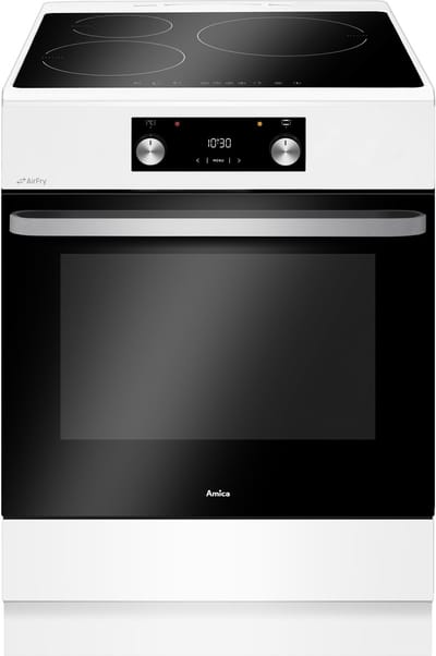 Amica ACI7005RB - Inductiefornuis 3 zones - Airfry - 11 kookfuncties