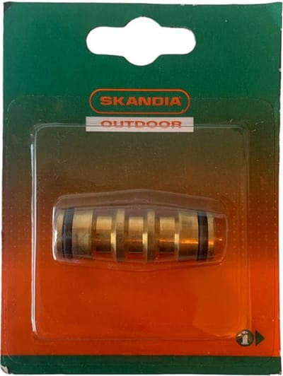 Skandia Outdoor koppeling messing 2-weg 13 mm (1/2")