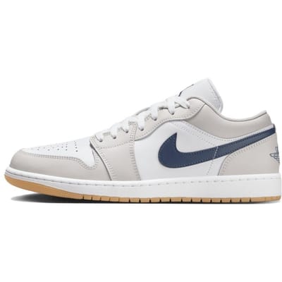 Jordan 1 Low Midnight Navy Neutral Grey Jordan 553558-146 43 wit