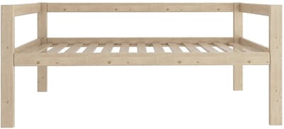 Need Sleep - Seniorenbed 90x200 cm van Massief Hout - Comfortbed voor Senioren - Hoge Instap ca. 70 cm - Stevig en Ergonomisch