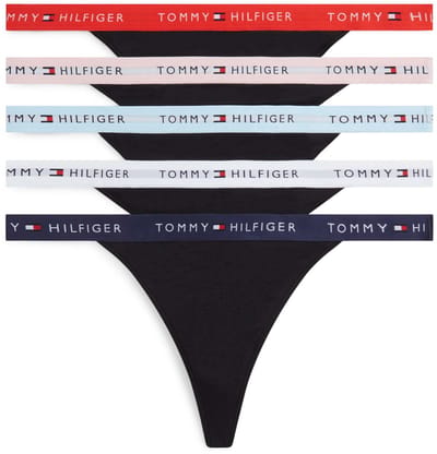 Tommy Hilfiger 5 Pack Tanga Thong Ondergoed - Fashion Wear - Vrouwen