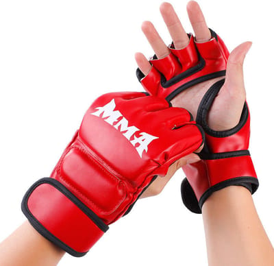 Nivard MMA Handschoenen - Gloves - Sparring Handschoenen - Heren - Dames - Grappling - Bokshandschoenen - Kickboxen - Rood