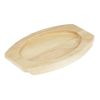 Olympia Hevea Bord voor Gietijzeren Ovale Orenschotel 230x135mm voor Fw818 - FW978 - Horeca & Professioneel