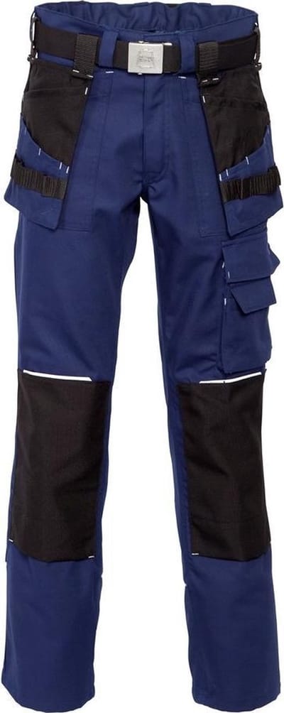 HAVEP Werkbroek Worker Pro 8730 - Indigo Blauw/Zwart/Zilvergrijs - 46
