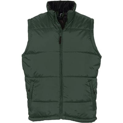SOLS Warm Unisex Gewatteerd Bodywarmer Jasje (Bosgroen)