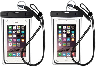 Waterdichte mobiele hoes Geschikt voor smartphone universeel Zwart