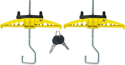 Ladder Clamp - Ladder Holder - Ladder Transport - Anti-theft Locks - 44x45cm