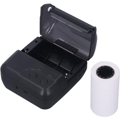 Imprimante de reçus Haute Vitesse Claire Portable Mini Imprimante Thermique Bluetooth 80mm Manuelle pour Reçu