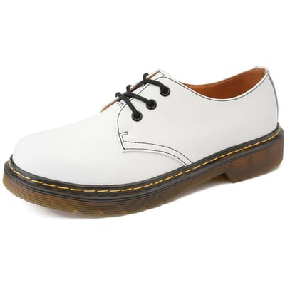 Grote maat laarzen trendy 3-gaats heren enkelschoenen ronde neus casual werkkleding mode heren- en dames enkellaarsjes 43 white