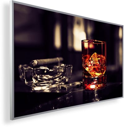 Infrarood Verwarmingspaneel 600W met fotomotief en Smart Thermostaat (5 jaar Garantie) - Cigar Whiskey 167