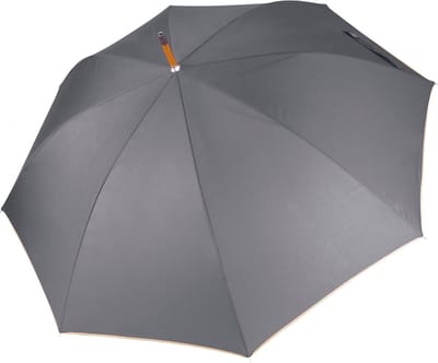 Kimood Automatische Paraplu KI2020 - Dark Grey / Beige - One size