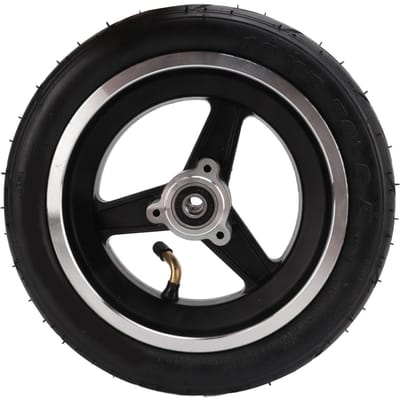 Ensemble de pneu pour trottinette électrique 10x2.70‑6.5 Pneu sous vide épaissi avec moyeu de roue pour réparation de trottinette électrique gray