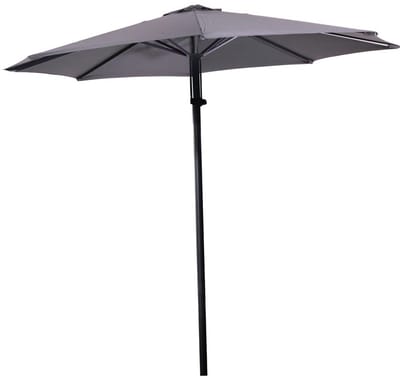Push-up parasol Libra grijs Ø3 meter