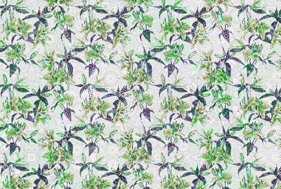 Fotobehang mosaic lilies3 DD110221 Livingwalls Walls by Patel | Fotobehang online webshop