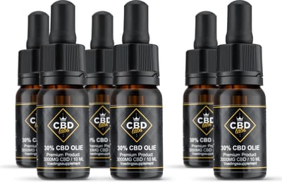 CBD Olie 30% CBDLabs - 3000MG CBD - 10 ml - Vegan - Op Basis van Biologische Hennepzaad Olie - 100% Natuurlijk - Circa 200 Druppels - Premium Product - Aanbieding 4 + 2 Gratis!