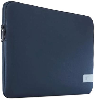 Laptophoes voor 14 inch laptop - Donkerblauw, Slank & Beschermend