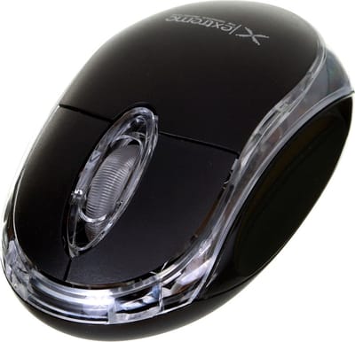Extreme Wireless Muis Zwart 1000dpi