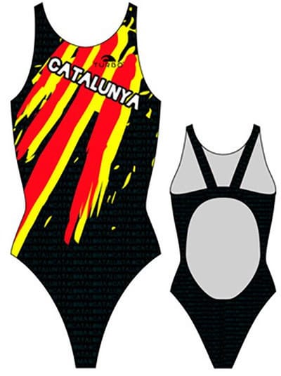 Turbo Catalonia Pro Resist Zwemkleding Zwart 2XL Vrouw