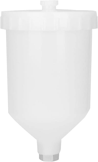Spuitgun Verf Cup 600ml - Plastic en Aansluiting