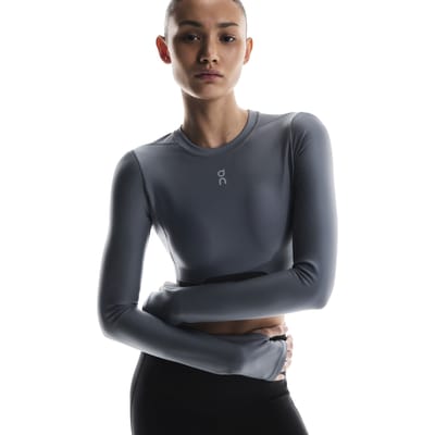 On Train Lg Sleeve Crop 1 W Rock Maat: S | Longsleeves Outlet | Dames | Grijs