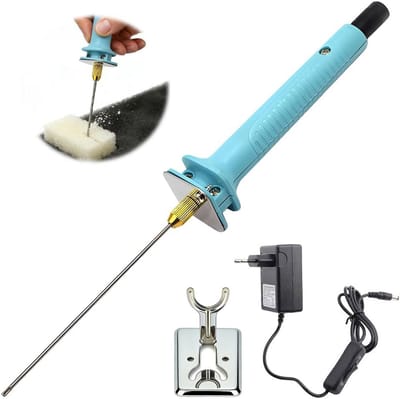 Piepschuimsnijder Elektrisch - Styrocutter Schuim - Modelbouw Knutselen - Snel Opwarmend - 10 cm Draad - Zwart