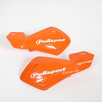 polisport handbeschermer voor auto 8305800103 oranje en wit nieuw