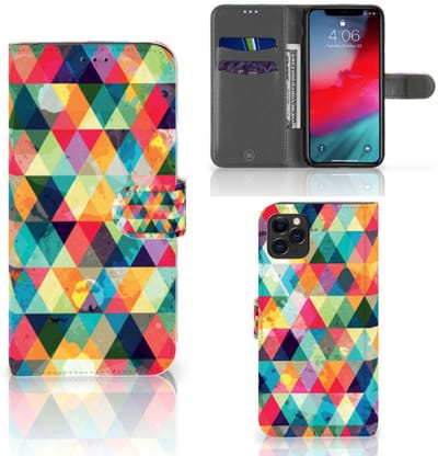 Apple iPhone 11 Pro Max Telefoon Hoesje Geruit