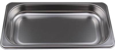 BOSCH - GN stoomschaal van roestvrij staal, maat S, ongeperforeerd, 325 x 176 x 40 mm - 00577552