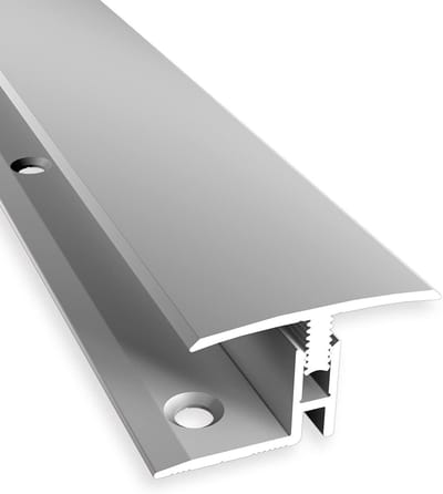 Overgangsprofiel - Vloerprofiel - Vloeren Afwerken - Hoogteverschil Compensatie - 900 mm Lengte - Zilver
