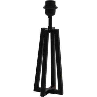 Light & Living Tafellamp Miley 31cm - Mat Zwart (excl. kap)
