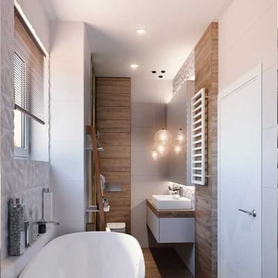 HOFTRONIC Barcelona - Badkamer inbouwspot LED - IP44 Waterdicht - Verwisselbare GU10 - Dimbaar - 5 Watt 400 Lumen - 6400K Daglicht wit licht - Wit - Ronde plafondspot Ø 73 mm - Spotjes verlichting voor buiten en binnen