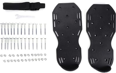 Luchtdoorlatende Tuinschoenen voor Grondbeluchting met Spikes en Gespen, Ideaal voor Tuinonderhoud en Grasverzorging, One Size Fits All