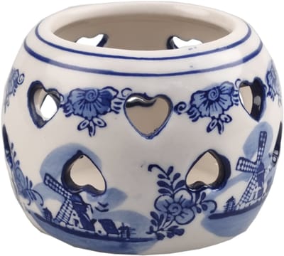 ELCEE-HALY - Delfts blauwe Rookverdrijvertje - 6 cm - Blauw/Wit