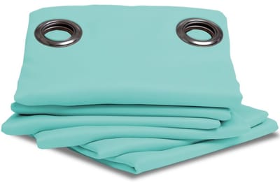 MOONDREAM LumenControl™ Verduisteringsgordijn | Licht+zonwering | EU-fabricaat | Oogjes | Blauw MC430 | 140B x 260L cm