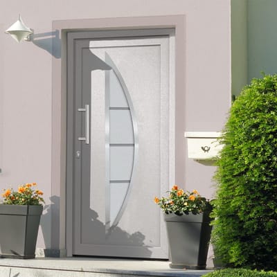 vidaXL - Voordeur - 98x200 - cm - wit