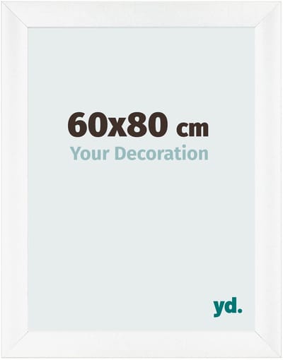 Your Decoration - Fotolijst 60x80 cm - MDF - Wit Mat - Pisa