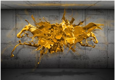 Fotobehang - Yellow Splash.