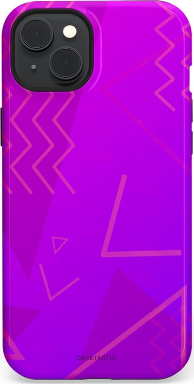 Casetastic Hoesje Geschikt voor Apple iPhone 15 Plus Magsafe - Stijlvolle Beschermende Duo-layer Case - Discowave