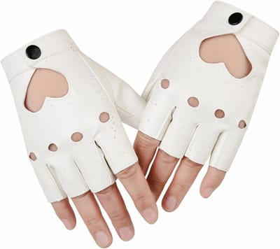 Zwarte Vingerloze Handschoenen voor Mannen en Vrouwen - Punk Half Finger Biker Accessoires voor Motor, Dans en Cosplay