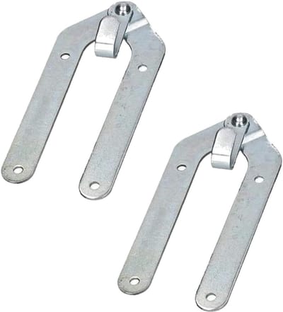 Ladderbanden met Haken - Ladderbevestiging - Ladder Stabiliseren - Verstelbaar Scharnier - 20x25 cm - Zilver
