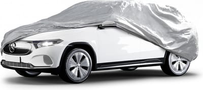 Walser Dekzeil voor auto All Weather - autozeil volledige garage Maat 10 SUV/VAN zilver